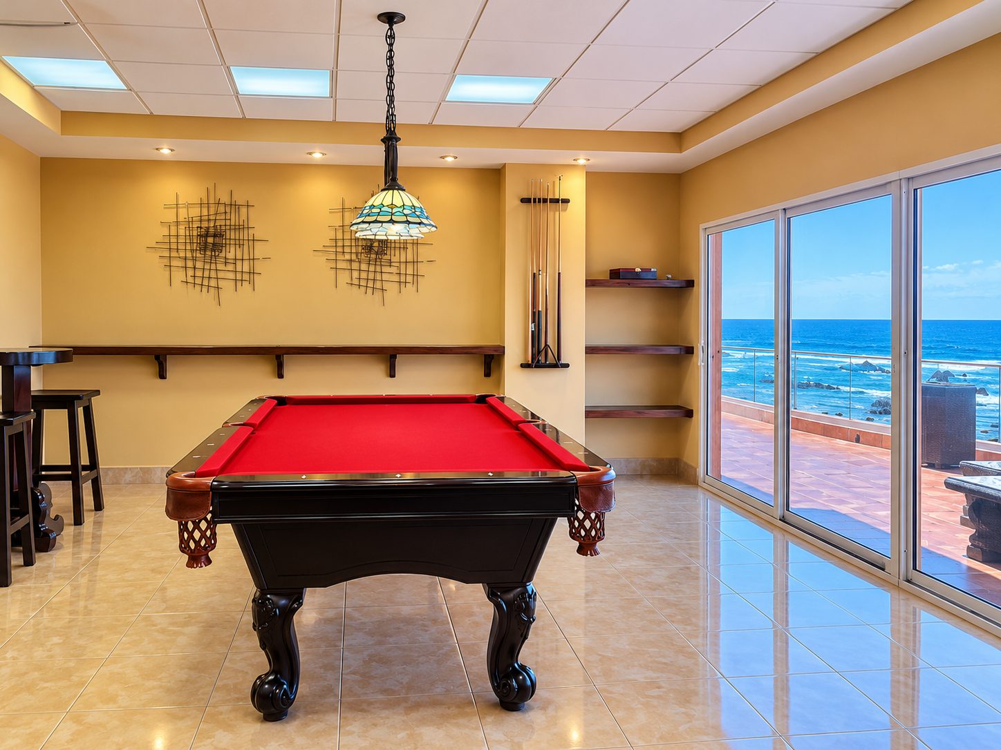 Pool table & game room at La Jolla Real Rosarito